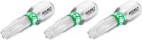 HAZET bitset "2223n" bit set 1/4", torx, t25 2223n-t25/3 3-piece