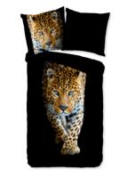 Good Morning Dekbedovertrek "Luipaard" - Zwart - (135x200 cm) - Katoen