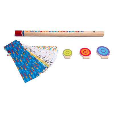 BS Toys blaaspijp hout - afschietspel
