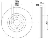 Remschijf 8DD355102531