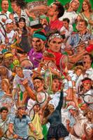Poster Legendary Tennis Players 61x91,5cm