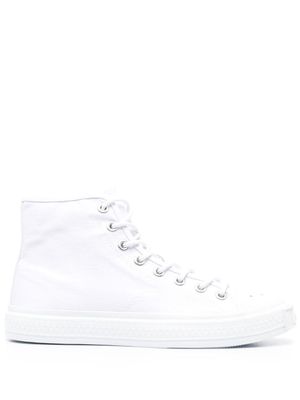 Acne Studios baskets montantes à lacets - Blanc