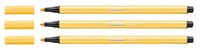 STABILO Pen 68, premium viltstift, geel, per stuk - thumbnail