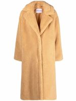 STAND STUDIO manteau mi-long en fourrure artificielle - Tons neutres