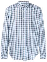 Canali chemise à carreaux - Bleu