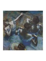 Kunstdruk Edgar Degas - Blue Dancers 60x80cm