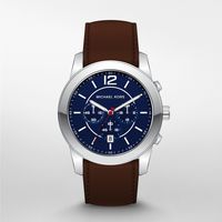 Horlogeband Michael Kors MK8433 Leder Bruin 24mm Horlogeband Michael Kors MK8433 Leder Bruin 24mm