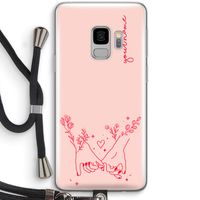 Best Friends: Samsung Galaxy S9 Transparant Hoesje met koord