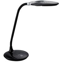 Dimbare LED Bureaulamp met Vergrootglas 5W - Natuurlijk Wit 5000K - Glans Zwart