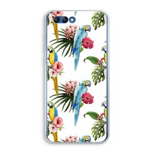 Kleurrijke papegaaien: Honor 10 Transparant Hoesje