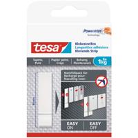 Tesa Powerstrips - 18x - 8 cm - voor gevoelige oppervlakken - plakstrips - tape