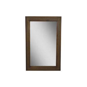 Rechthoekige Spiegel-120x3x80-Naturel-Rotan/Teak