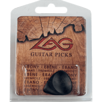 LAG Guitars 1EB Ebony plectrum ebben (per stuk) - thumbnail