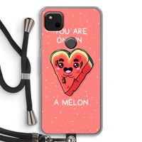 One In A Melon: Pixel 4a Transparant Hoesje met koord