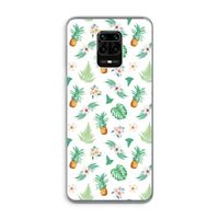 Ananas bladeren: Xiaomi Redmi Note 9 Pro Transparant Hoesje