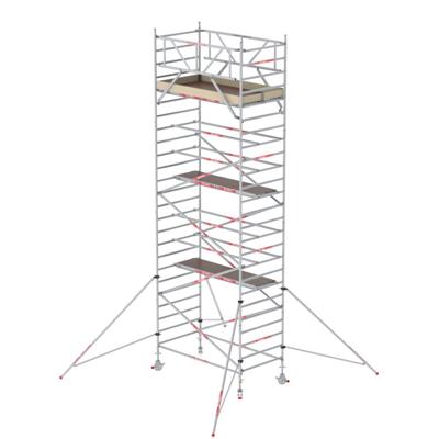 Altrex RS TOWER 32 rolsteiger | 8.20 m | 1.35 m | 2.45 m houten platform | Schoren - T320005