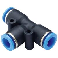 TRU COMPONENTS T-connector PE12 Buis-Ø: 12 mm 1 stuk(s)