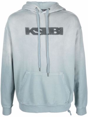Ksubi hoodie à logo imprimé - Bleu