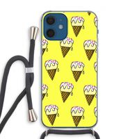 Isjes: iPhone 12 Transparant Hoesje met koord