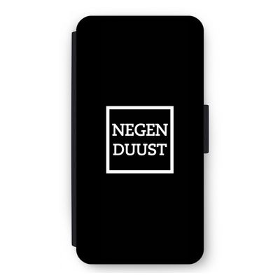 Negenduust black: iPhone 11 Pro Max Flip Hoesje