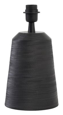 Light & Living Tafellamp 'Lilou' 28cm, kleur Mat Zwart (excl. kap)