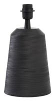 Light & Living Tafellamp 'Lilou' 28cm, kleur Mat Zwart (excl. kap)