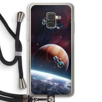 Examiner: Samsung Galaxy A8 (2018) Transparant Hoesje met koord