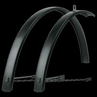 Sks Spatbordset 28 (622) edge al 46mm aluminium zwart