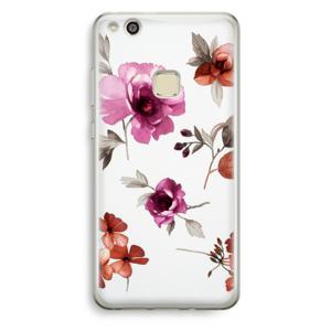 Geschilderde bloemen: Huawei Ascend P10 Lite Transparant Hoesje