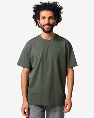 HEMA Heren T-shirt Elias jersey grijs (grijs)