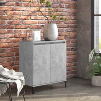 Dressoir 60x35x70 cm bewerkt hout betongrijs