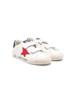 Golden Goose Kids baskets à attache scratch - Blanc