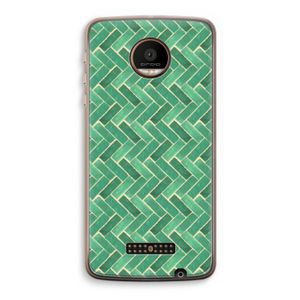 Moroccan tiles 2: Motorola Moto Z Force Transparant Hoesje