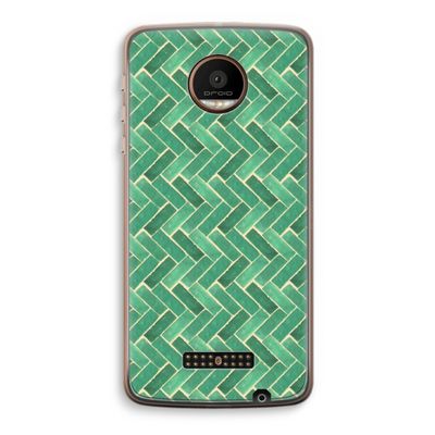 Moroccan tiles 2: Motorola Moto Z Force Transparant Hoesje