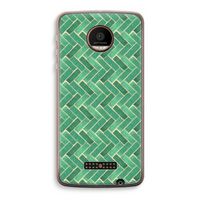 Moroccan tiles 2: Motorola Moto Z Force Transparant Hoesje
