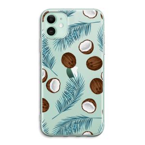 Kokosnoot roze: iPhone 11 Transparant Hoesje