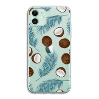 Kokosnoot roze: iPhone 11 Transparant Hoesje