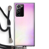 Flow mist pastel: Samsung Galaxy Note 20 Ultra / Note 20 Ultra 5G Transparant Hoesje met koord