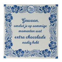Voor Jou! Wensreep Delftsblauw gewoon omdat 90 Gram