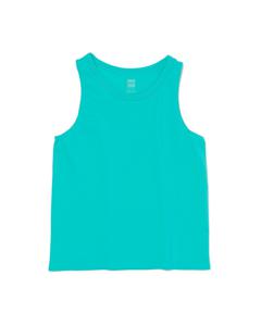 HEMA Kinder Sportsinglet Naadloos Turquoise (turquoise)