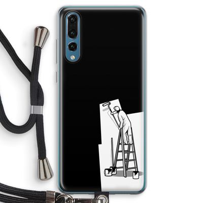 Musketon Painter: Huawei P20 Pro Transparant Hoesje met koord