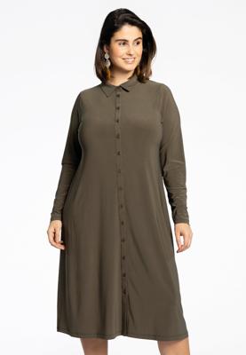 Yoek Blouse midi | Licht Groen | Maat 46/48