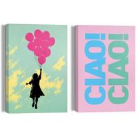 Reinders - Ciao Ciao - Canvas Schilderijen set 2x 30x20cm