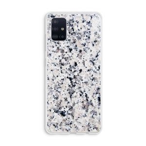 Gespikkelde marmer: Galaxy A51 4G Transparant Hoesje