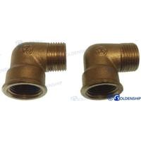 Codo macho/hembra latón GS30171 - CODO 90º 1/2"" (2