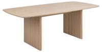 Eettafel Loeck Rechthoek MDF Lichtbruin 220cm - Giga Living - thumbnail