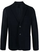 Harris Wharf London blazer à simple boutonnage - Bleu - thumbnail