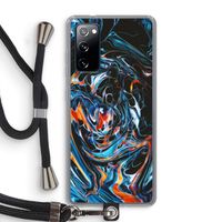 Black Unicorn: Samsung Galaxy S20 FE / S20 FE 5G Transparant Hoesje met koord