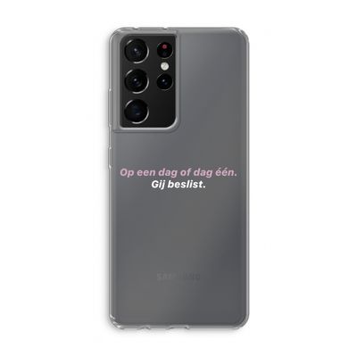 gij beslist: Samsung Galaxy S21 Ultra Transparant Hoesje