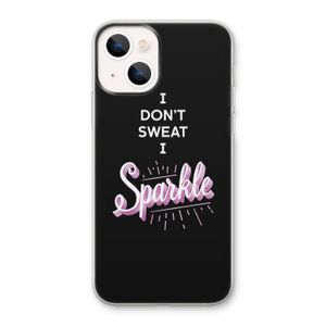Sparkle quote: iPhone 13 Transparant Hoesje